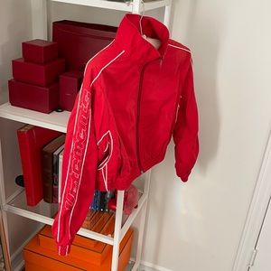 VETEMENTS cropped track jacket